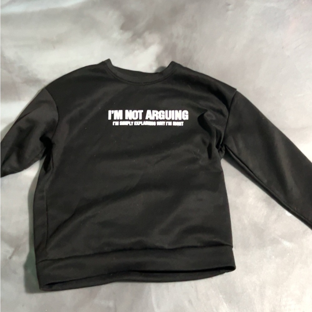 Size medium sarcastic hoodie